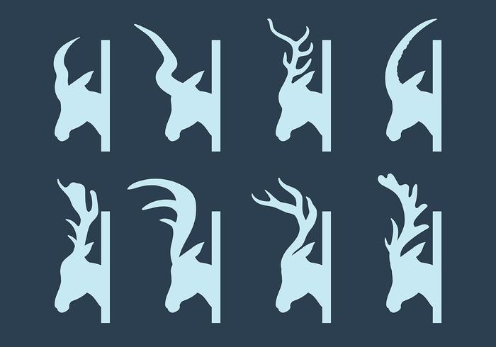 Kostenlose Kudu Icons Vektor