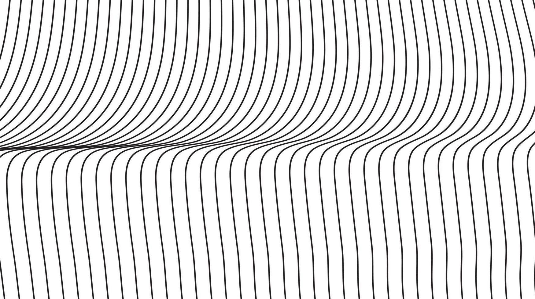 Linie rund abstrakt. Muster von Linien. Minimale runde Linien abstrakter futuristischer Tech-Hintergrund. Vektor-Digital-Kunst-Banner vektor