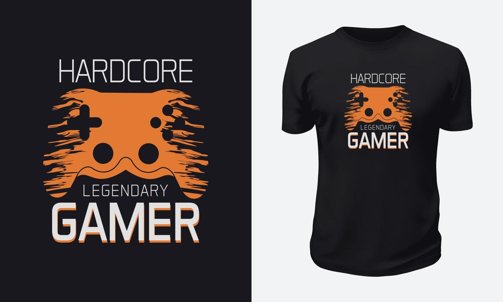 Gaming-T-Shirt-Design vektor