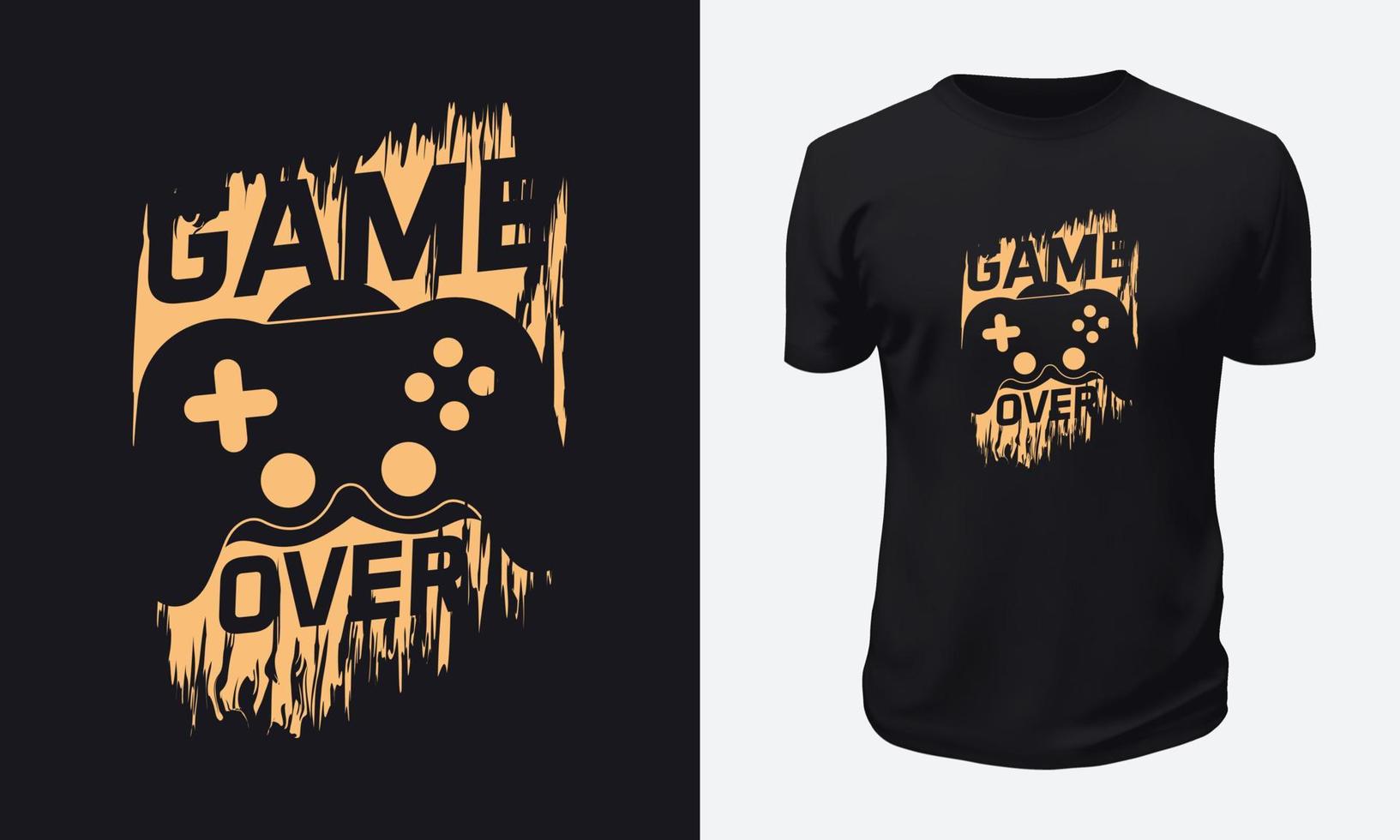 Gaming-T-Shirt-Design vektor