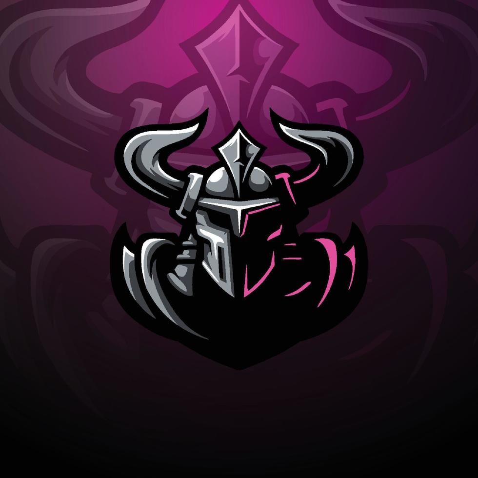 gamer maskottchen logo vektor design