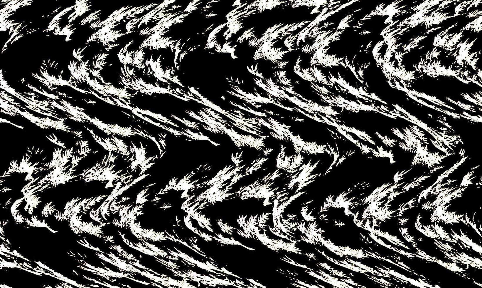 abstraktes Schwarz-Weiß-Muster wie psychedelisch vektor