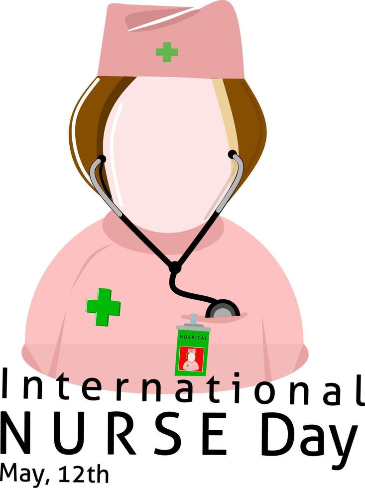 sjuksköterska ikon design vektor