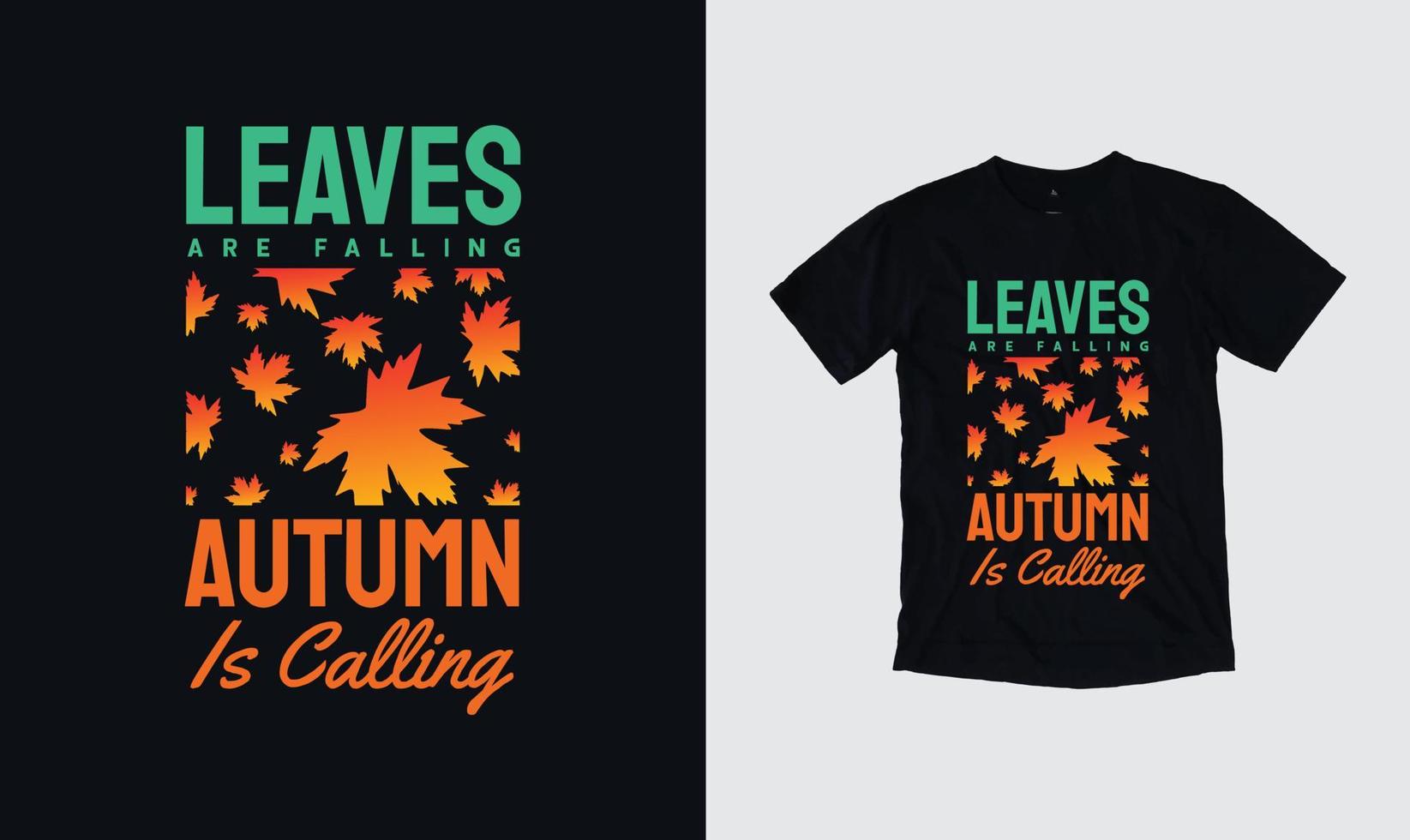höst vektor citat. illustration för tryck på t-shirts. hösten handritad illustration med hand bokstäver.