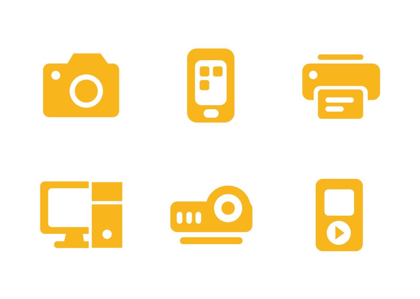 Vektordesign, Technologieform-Icon-Set vektor