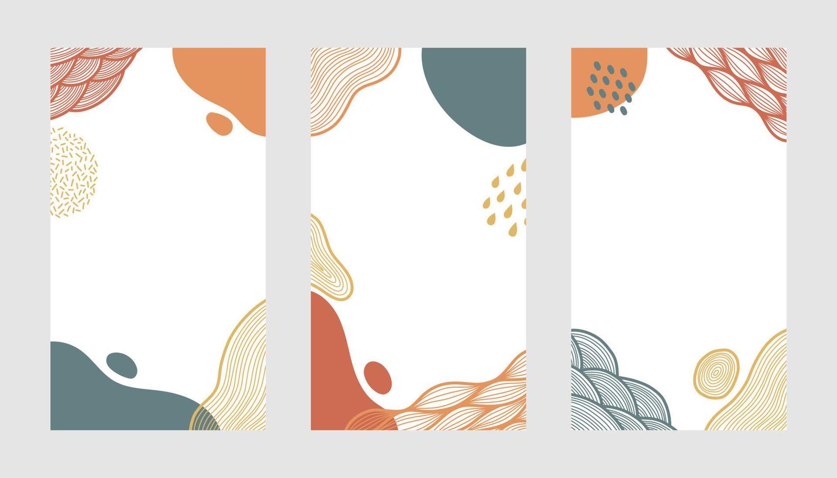 höstfärger platt design vektor bakgrund hösten illustration