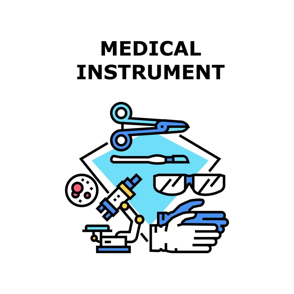 medicinska instrument ikon vektorillustration vektor