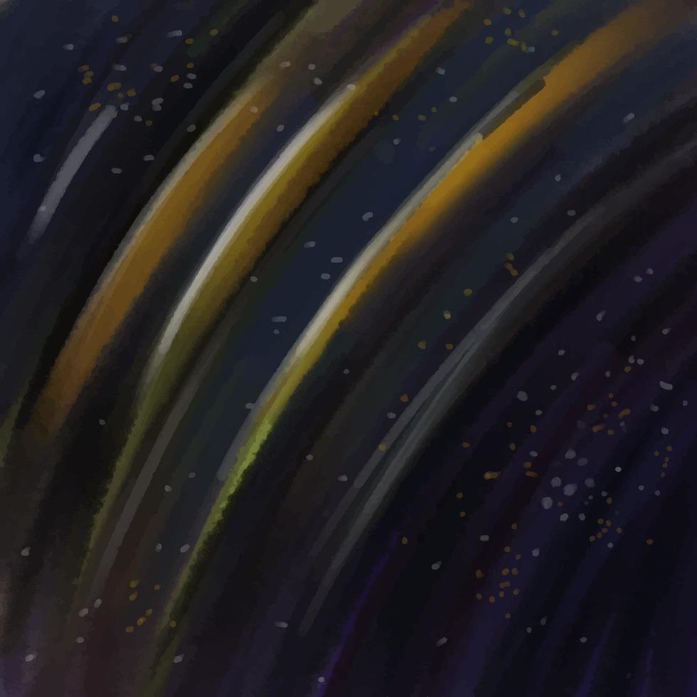 sternenhimmel, landschaft, abstraktion handgemalte aquarellraumgalaxie vektor