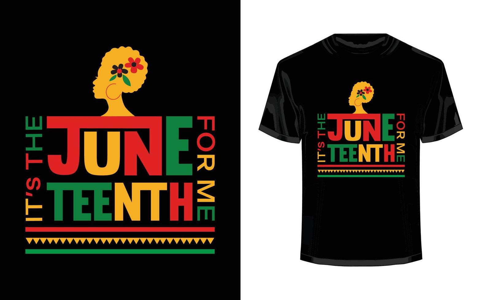 juneteenth t-shirt design vektor