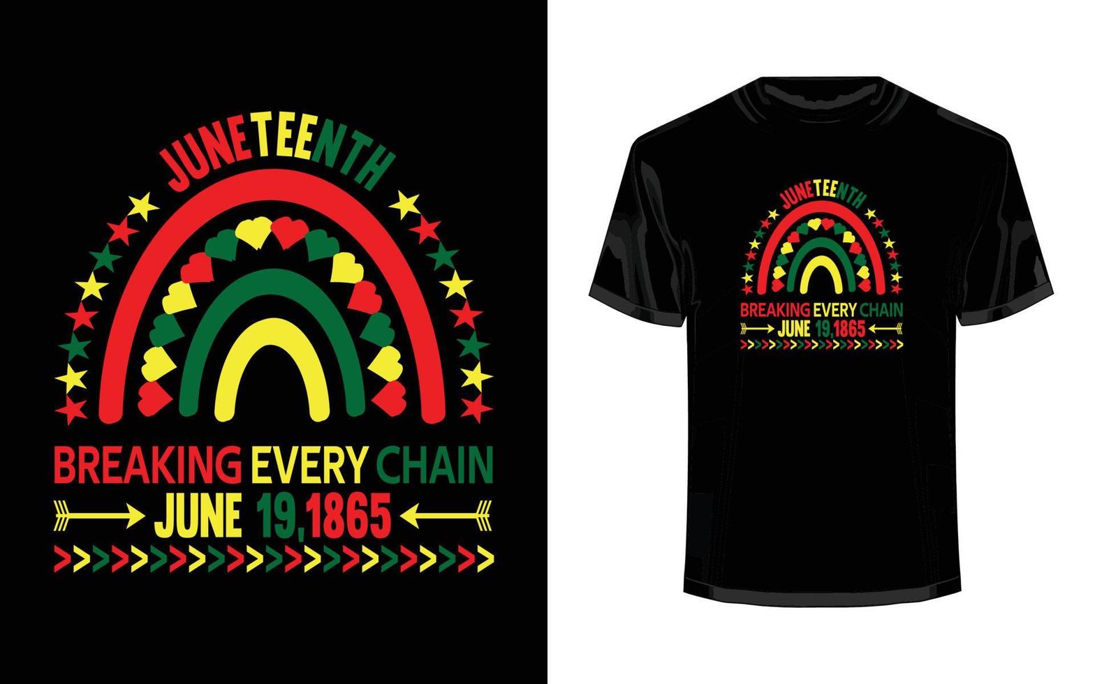 juneteenth t-shirt design vektor