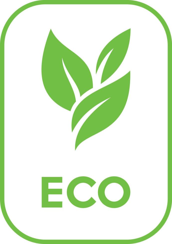 löv ekologi logotyp symbol vektor