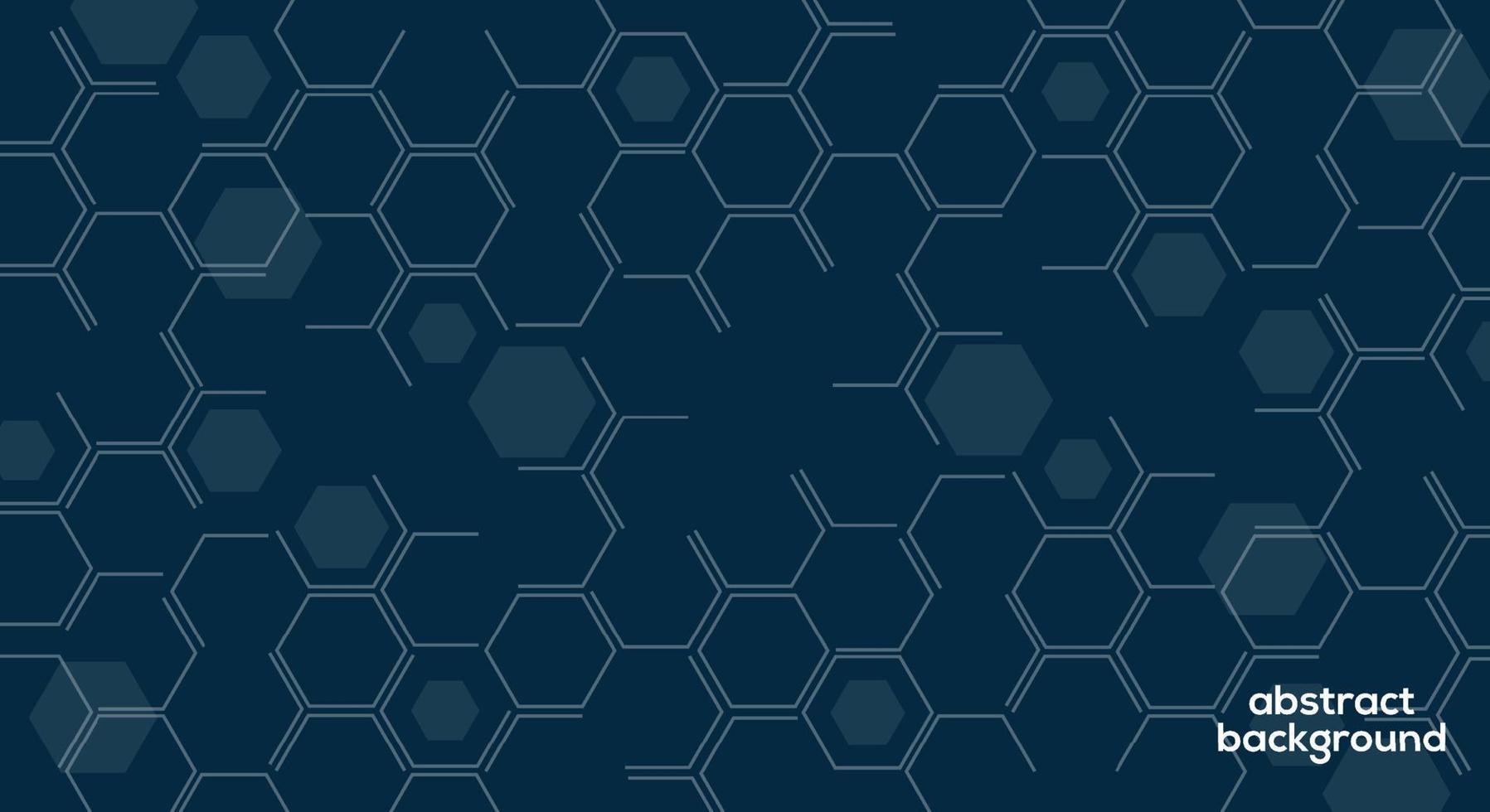 Vektor-Banner-Design mit Hexagon-Muster. geometrischer Hintergrund. vektor