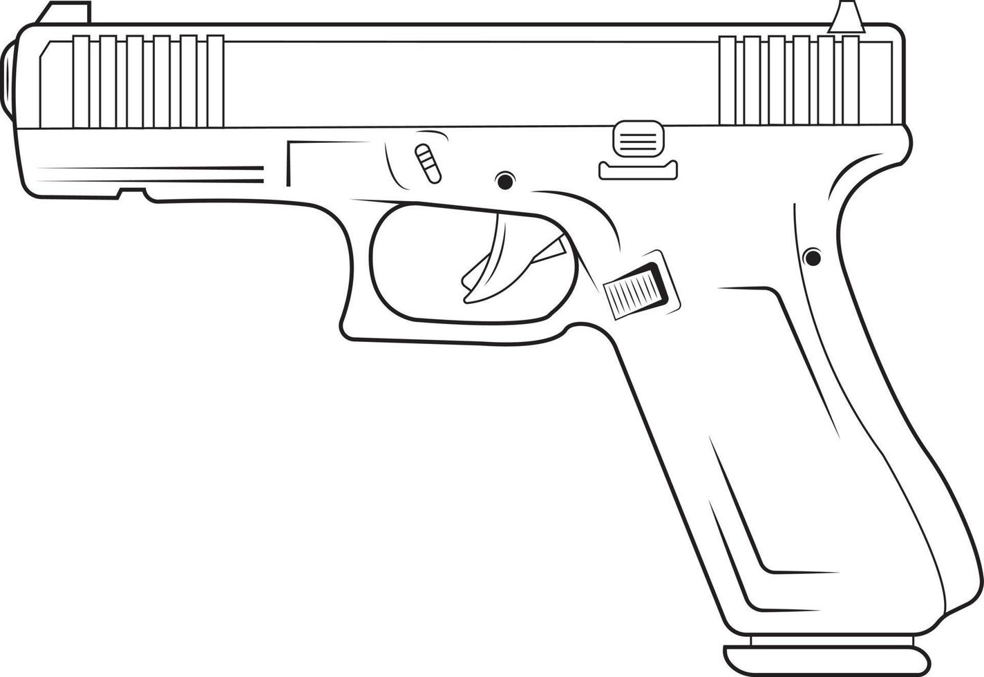 glock17 Pistole Militärwaffe vektor