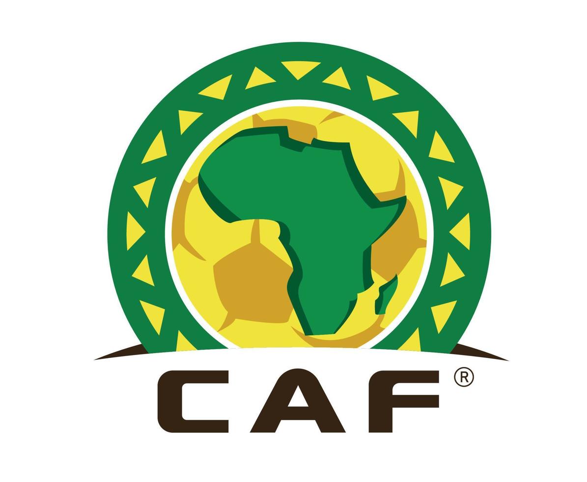 Café-Symbol-Logo African Cup Fußball abstrakte Design-Vektor-Illustration vektor