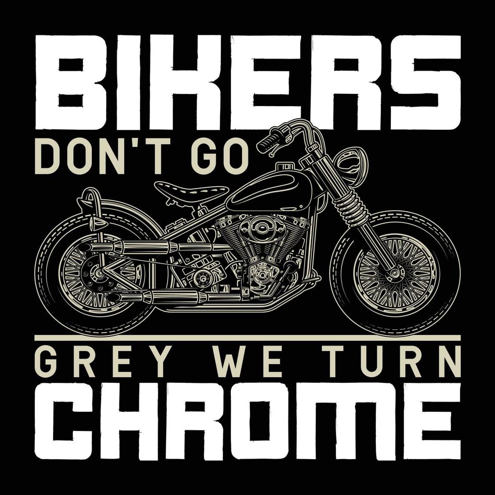 motorcyklar t-shirt design vektor