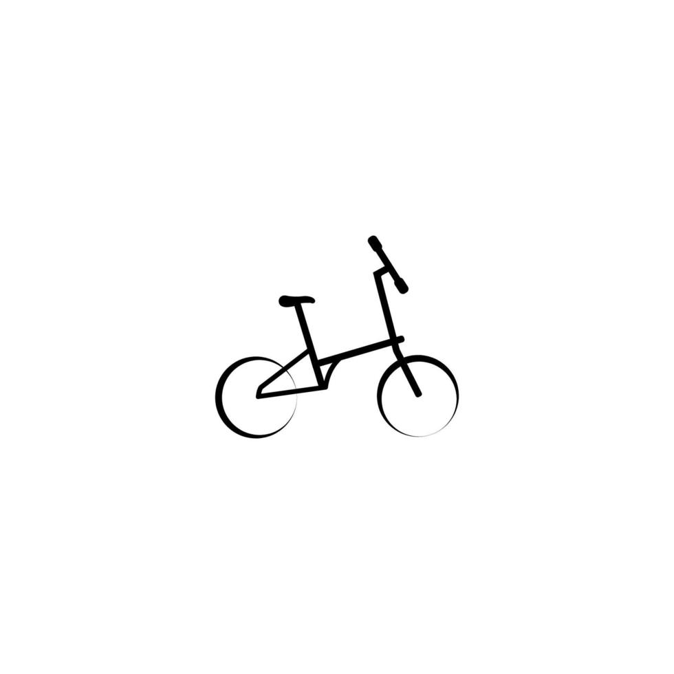 Fahrrad-Symbol Illustrationsvektor vektor