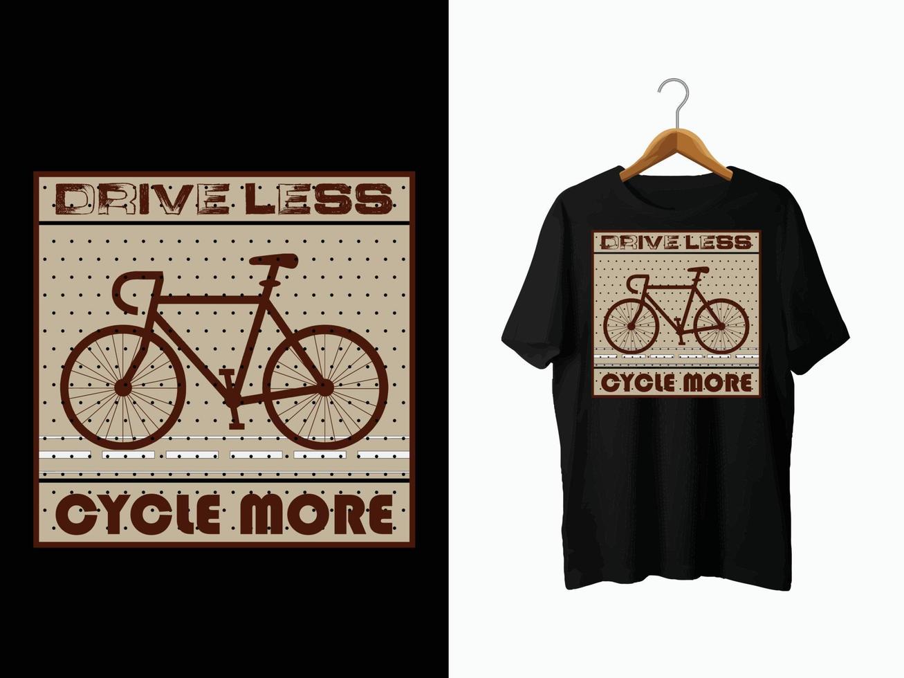 cykel t-shirt design vektor