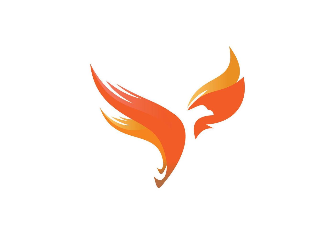 Dies ist ein Logo-Design für fliegende Vögel für Ihr Unternehmen vektor