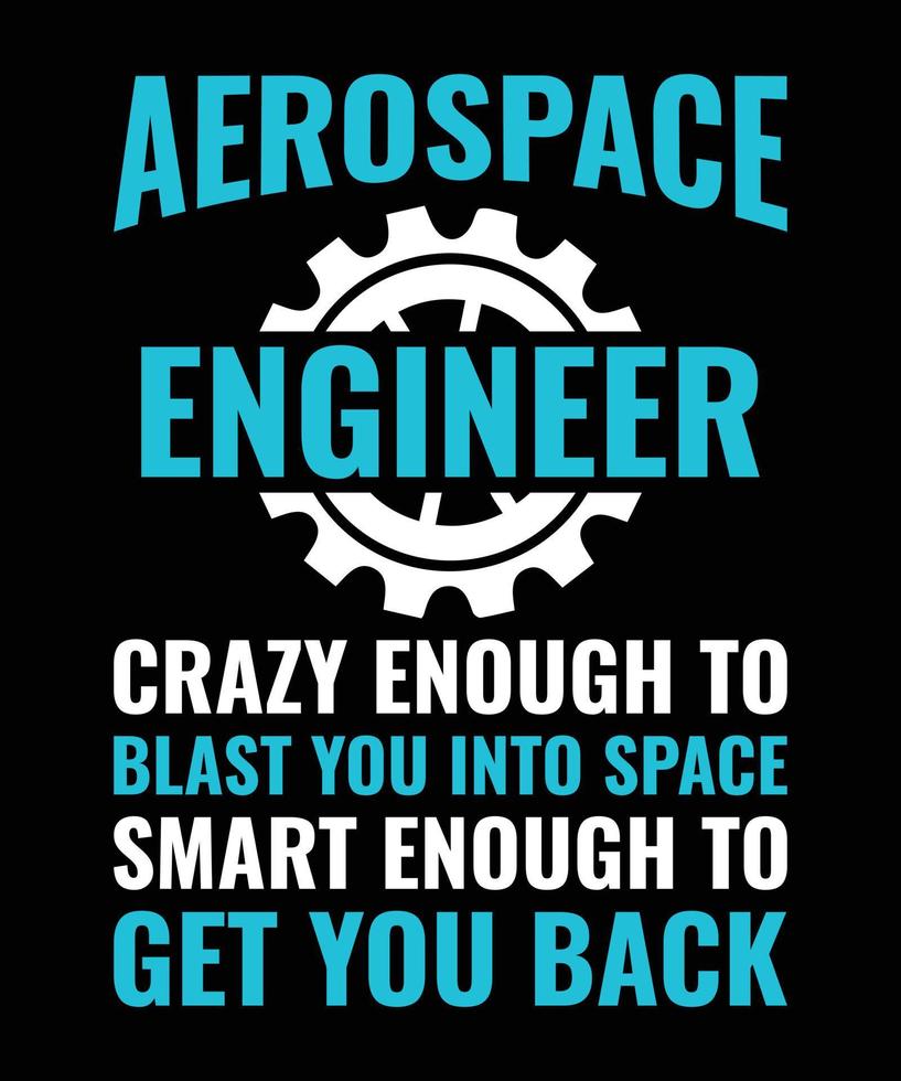 flyg- ingenjör typografisk text citat design, ingenjörer gåva t-shirt design vektor