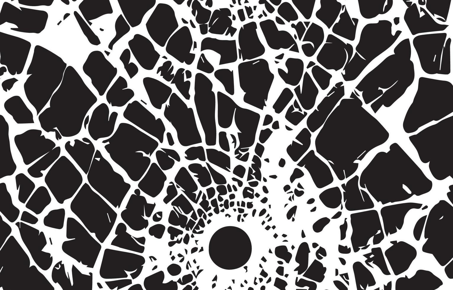 Schwarz-Weiß-Muster abstrakte Textur. abstraktes Hintergrunddesign. Vektor-Illustration. vektor