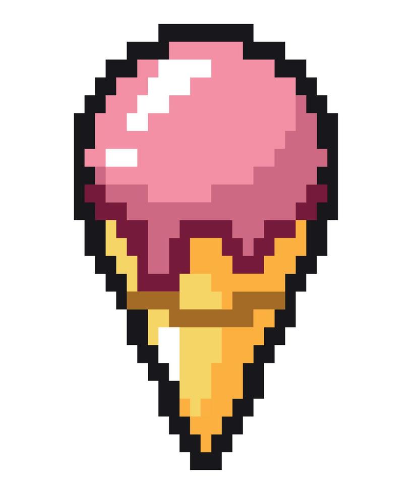 Eis Pixelkunst vektor