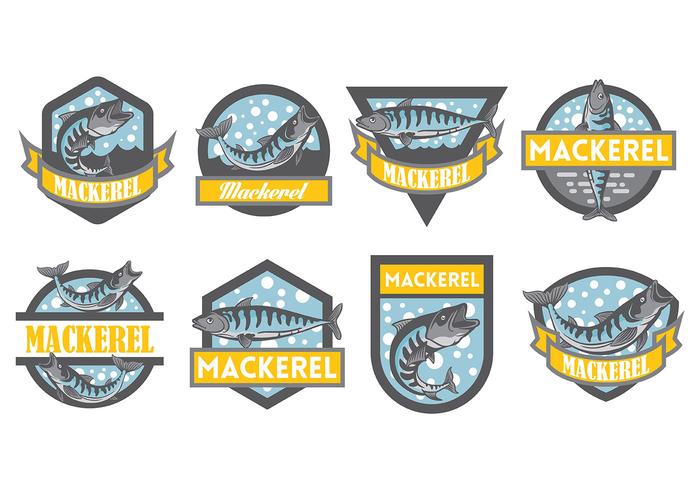 Free Mackerel Icons Vektor