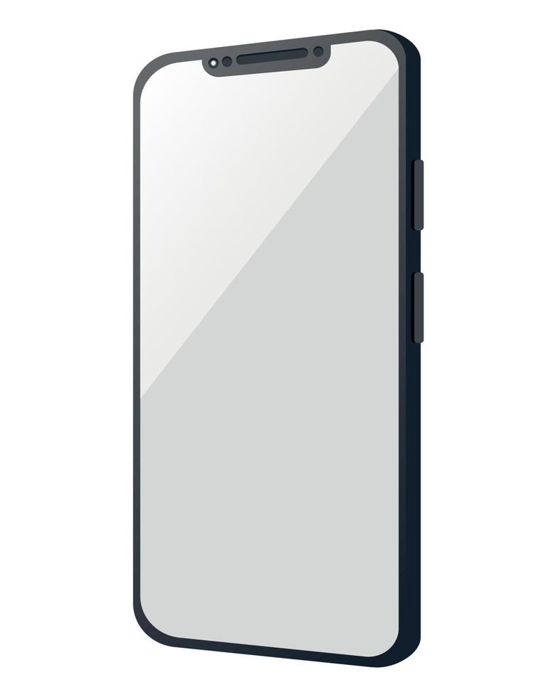 Mockup-Technologie für Smartphone-Geräte vektor