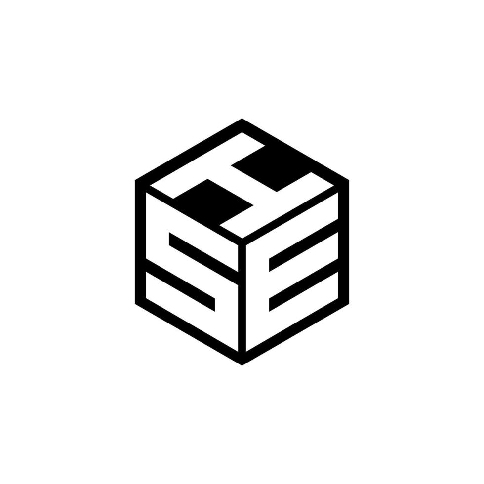 Sei-Brief-Logo-Design mit weißem Hintergrund in Illustrator, Vektor-Logo moderner Alphabet-Schriftart-Überlappungsstil. Kalligraphie-Designs für Logo, Poster, Einladung usw. vektor