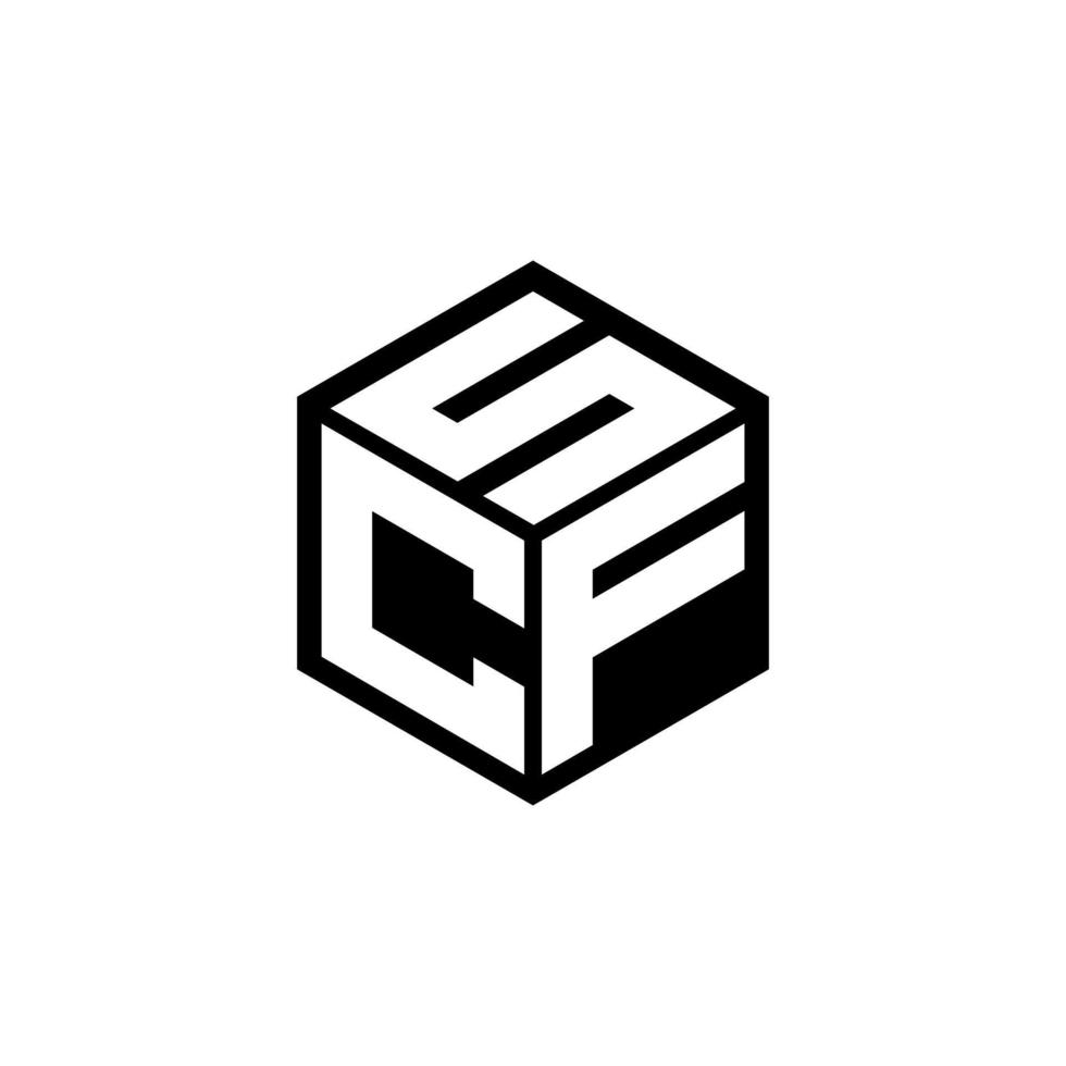 cfs-Brief-Logo-Design mit weißem Hintergrund in Illustrator, Vektor-Logo moderner Alphabet-Schriftart-Überlappungsstil. Kalligraphie-Designs für Logo, Poster, Einladung usw. vektor