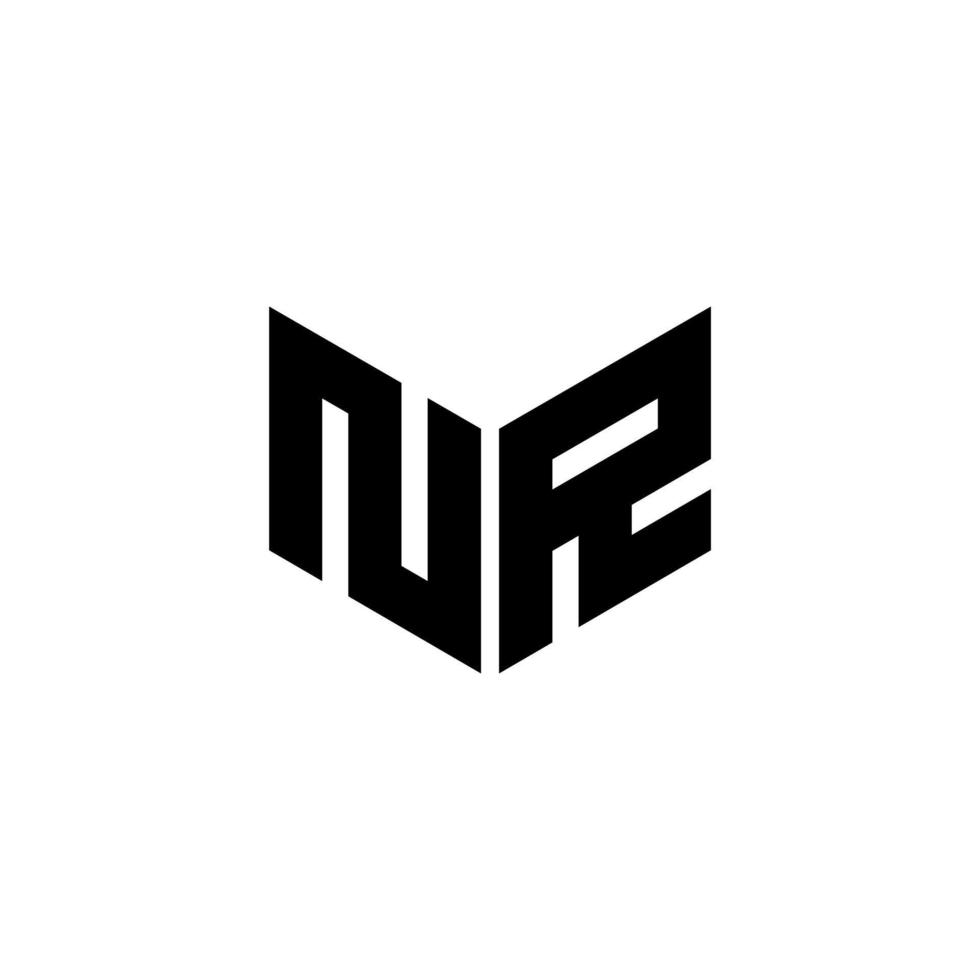 nr brev logotyp design med vit bakgrund i illustratör. vektor logotyp, kalligrafi mönster för logotyp, affisch, inbjudan, etc.