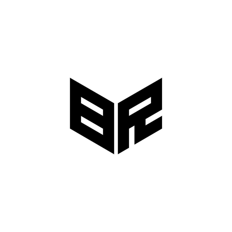 br-Brief-Logo-Design mit weißem Hintergrund in Illustrator. Vektorlogo, Kalligrafie-Designs für Logo, Poster, Einladung usw. vektor
