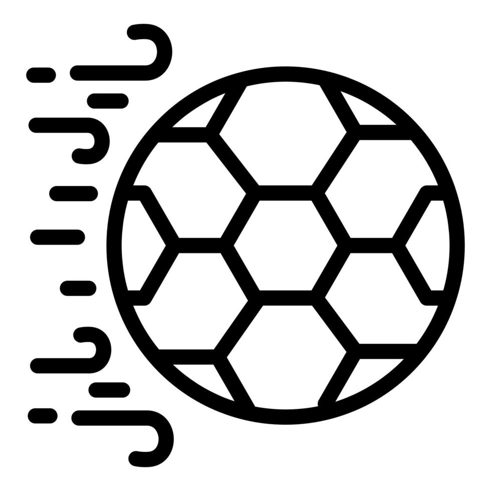 Ball-Symbol-Linie vektor