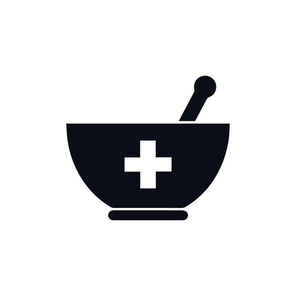 Apotheke und Medizin-Icon-Vektor-Design vektor