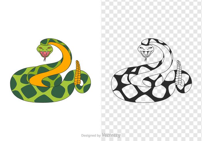 Gratis Rattlesnake Vector Illustration