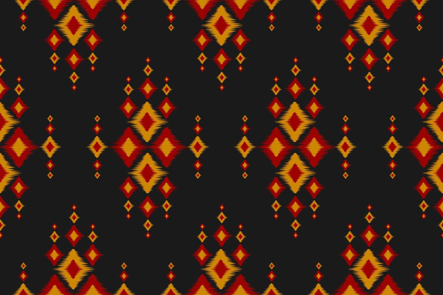schöner ethnischer Ikat-Hintergrund. nahtloses Muster im Stammes-. amerikanischer mexikanischer stil. vektor