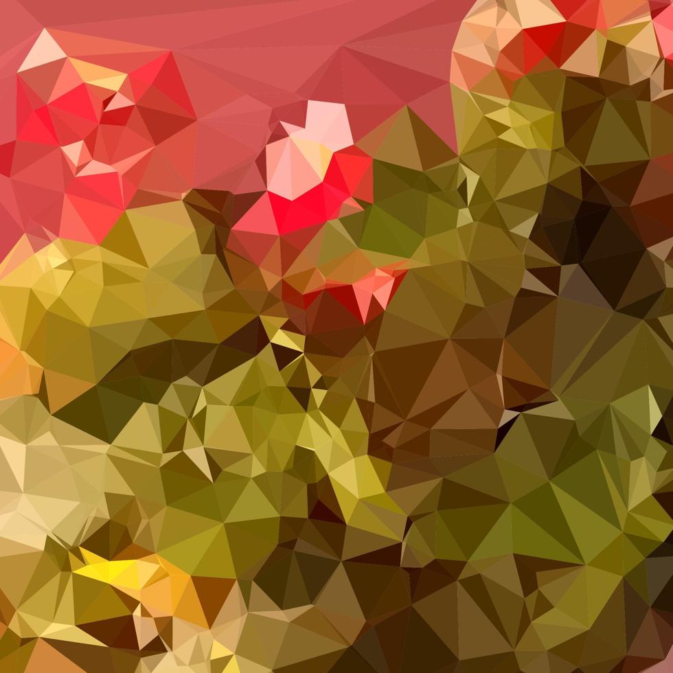 dunkler pastellgrüner abstrakter niedriger Polygonhintergrund vektor