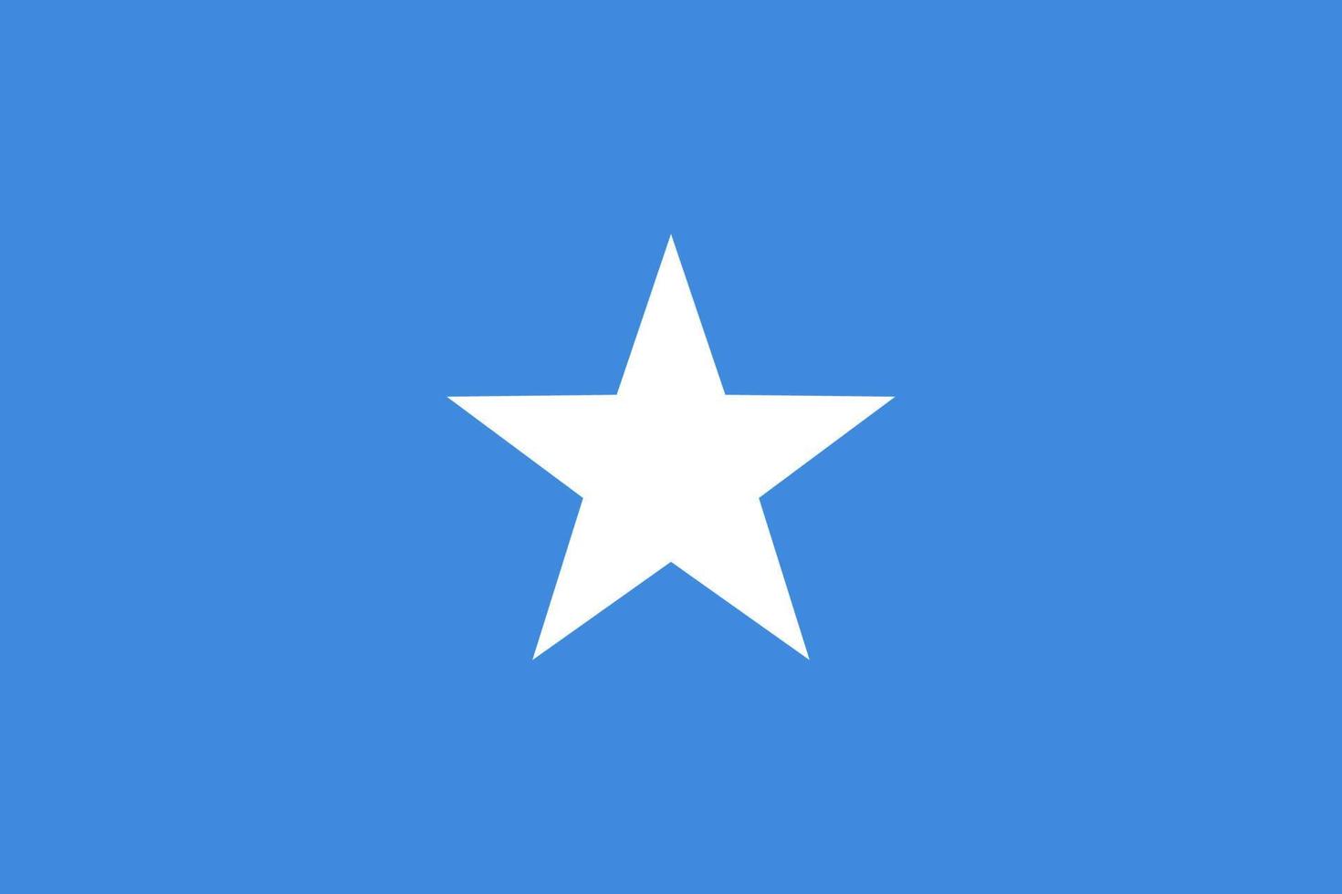 Somalia-Vektorflagge. nationales symbol des afrikanischen landes vektor