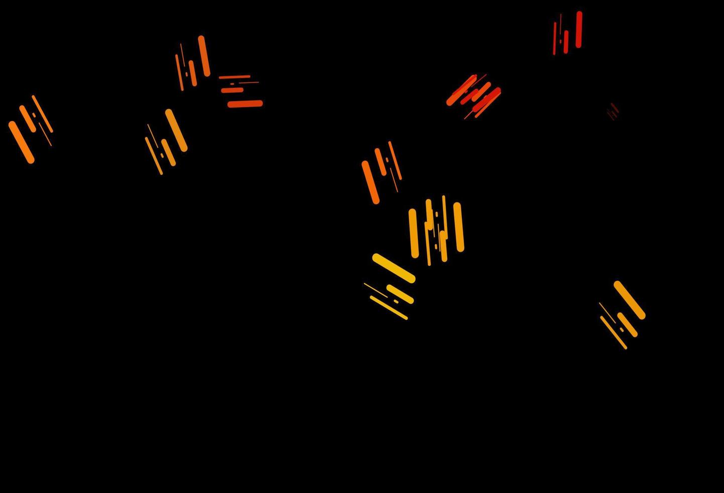 dunkelorange Vektorschablone mit wiederholten Stöcken. vektor