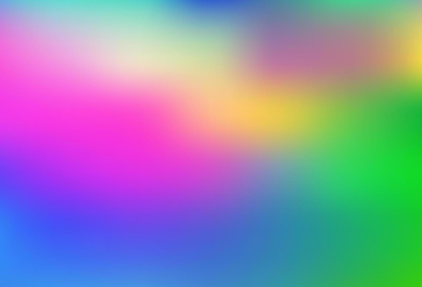 helles mehrfarbiges, abstraktes Bokeh-Vektormuster des Regenbogens. vektor