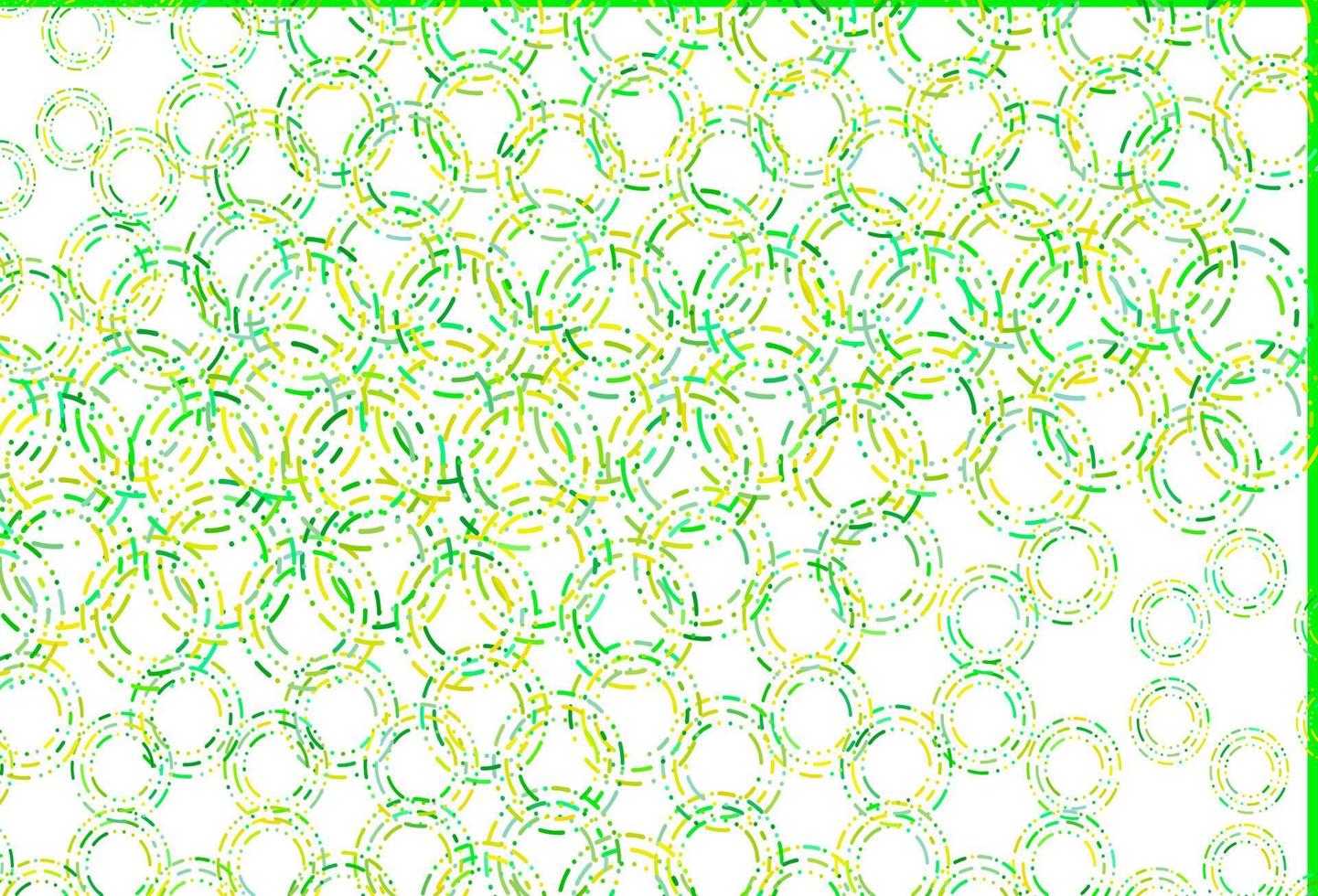 hellgrüne, gelbe Vektorabdeckung mit Flecken. vektor
