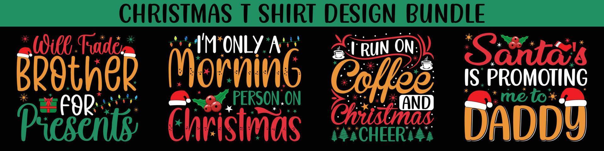 beste weihnachtsschriftzug-typografie-design-sets, weihnachtstypografie-set. Frohes Weihnachtsgeschenk. Weihnachtswaren-Designs. T-Shirt-Designs für hässliche Pullover X Mas Party. vektor