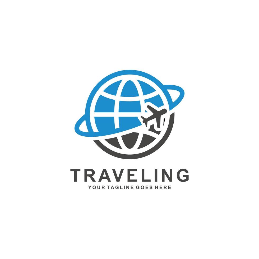 reisen. Reise-Logo. Tour- und Reiselogo-Designvektor vektor