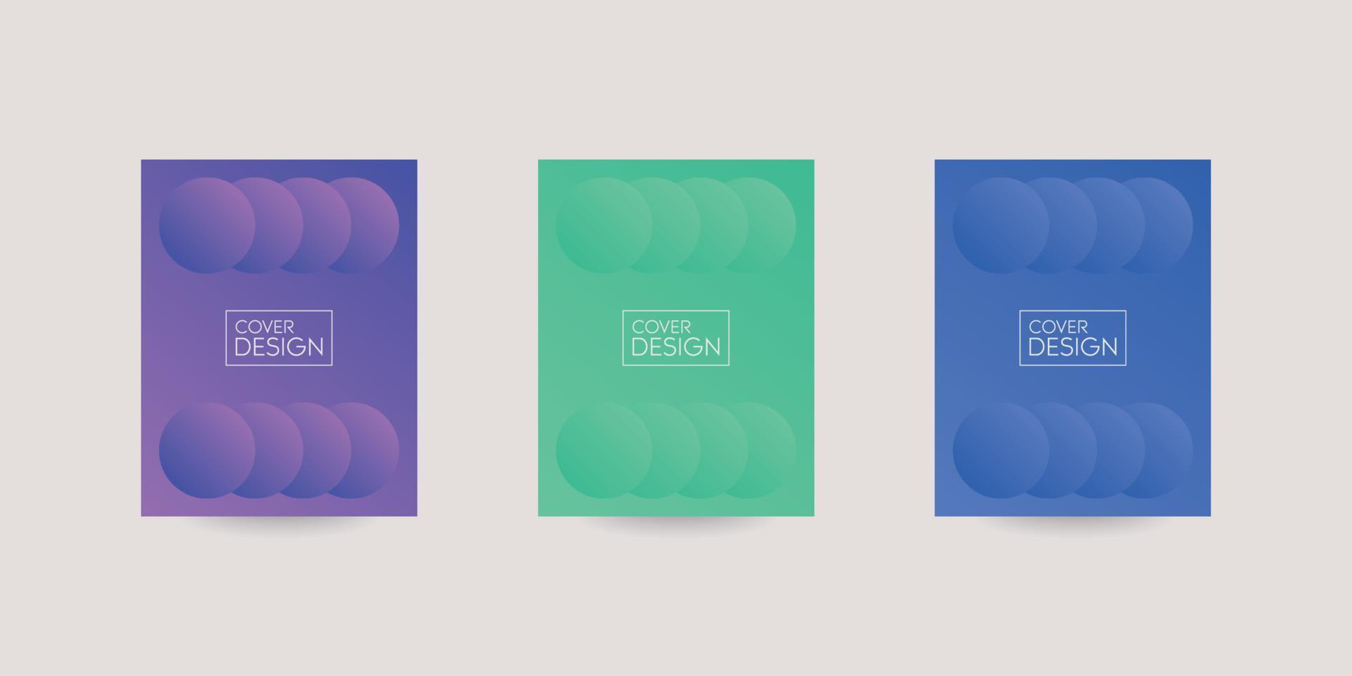 moderne abstrakte Cover-Design-Vektorvorlage. vektor