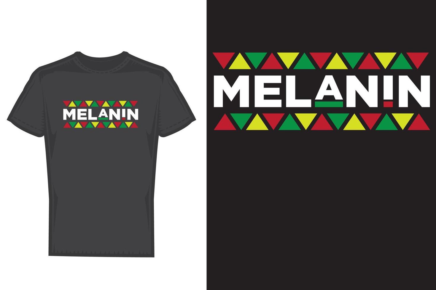 Melanin-Vektor-T-Shirt vektor