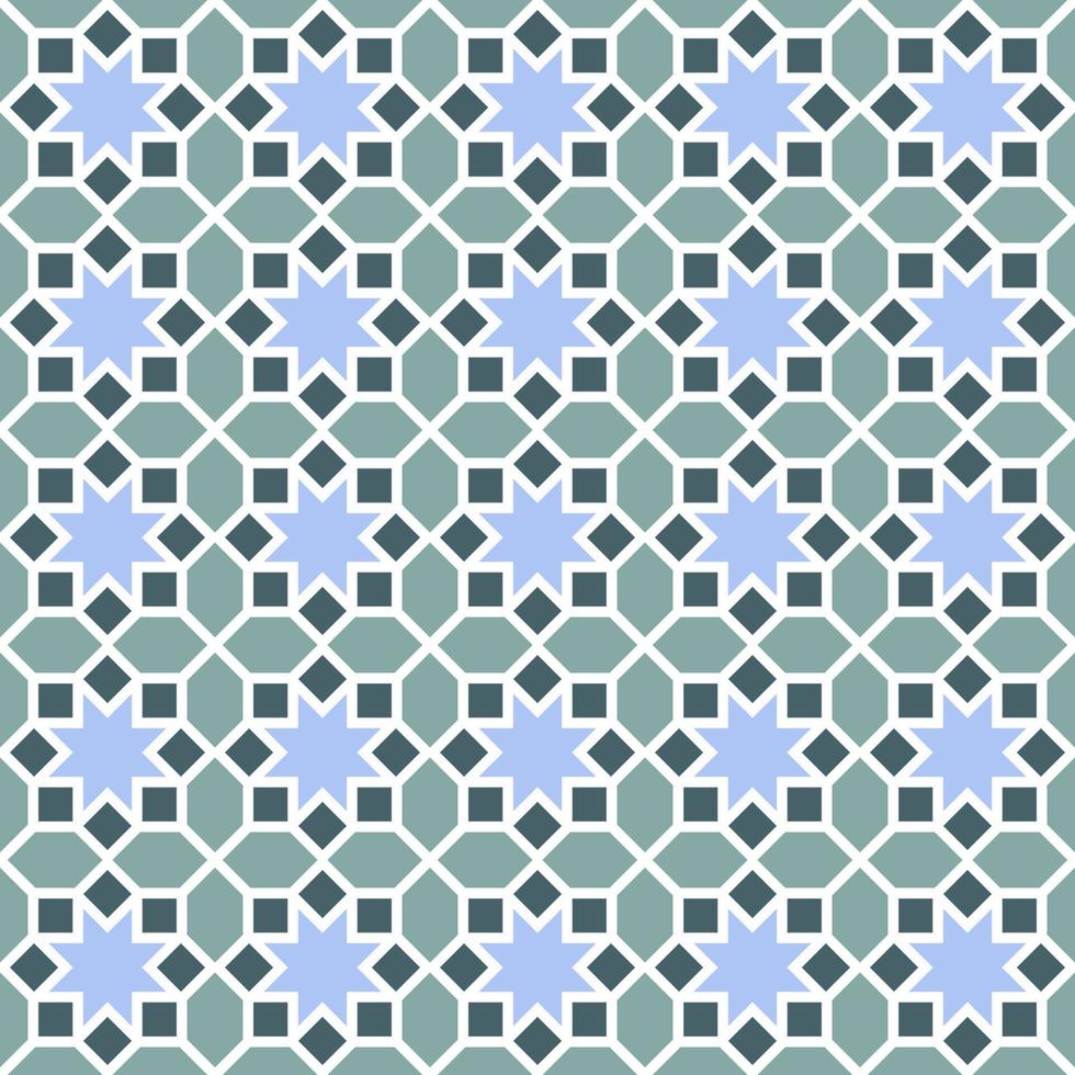 Hintergrund mit nahtlosem Muster im farbenfrohen islamischen Stil vektor