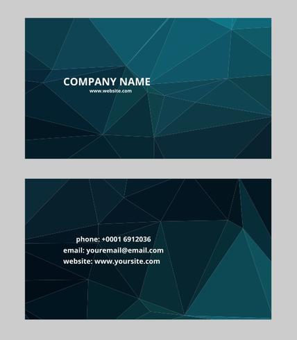 Free Vector Visiting Card Hintergrund