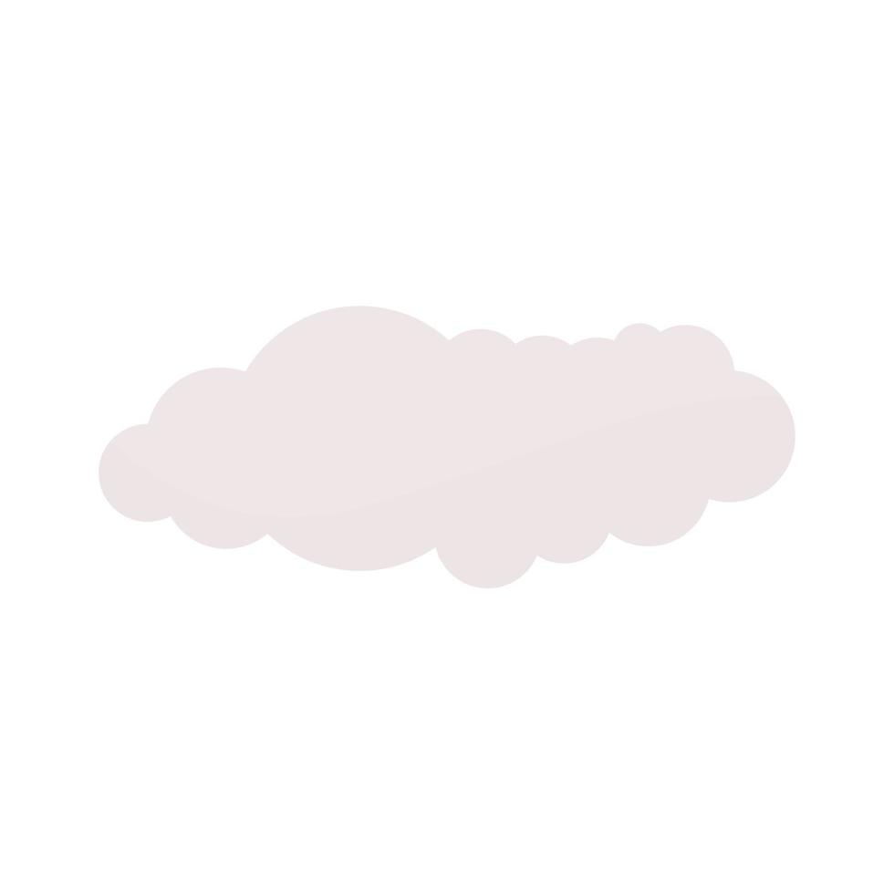 rosa fluffig moln vektor