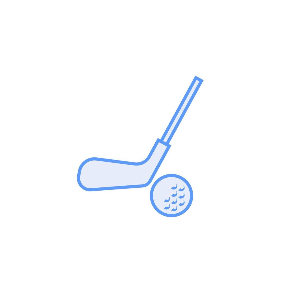 Golfschläger-Vektor für Website-Symbol-Icon-Präsentation vektor