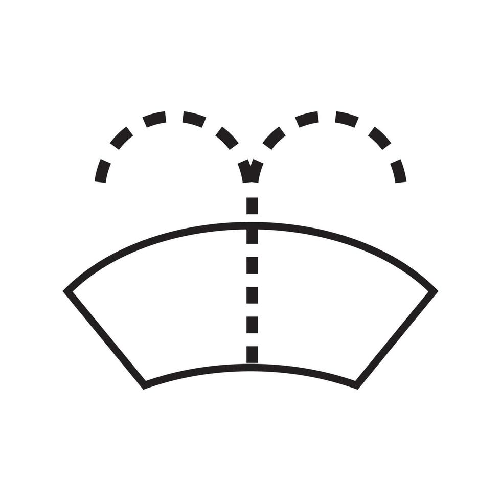 Windschutzscheiben-Autovektor für Website-Symbol-Icon-Präsentation vektor