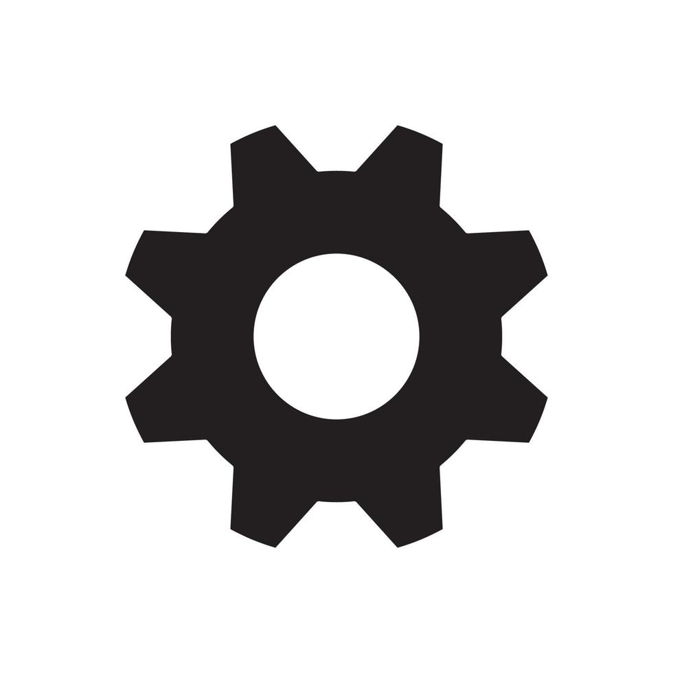 Zahnrad-Icon-Vektor für Website-Symbol-Icon-Präsentation vektor